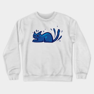 Water Cat Crewneck Sweatshirt